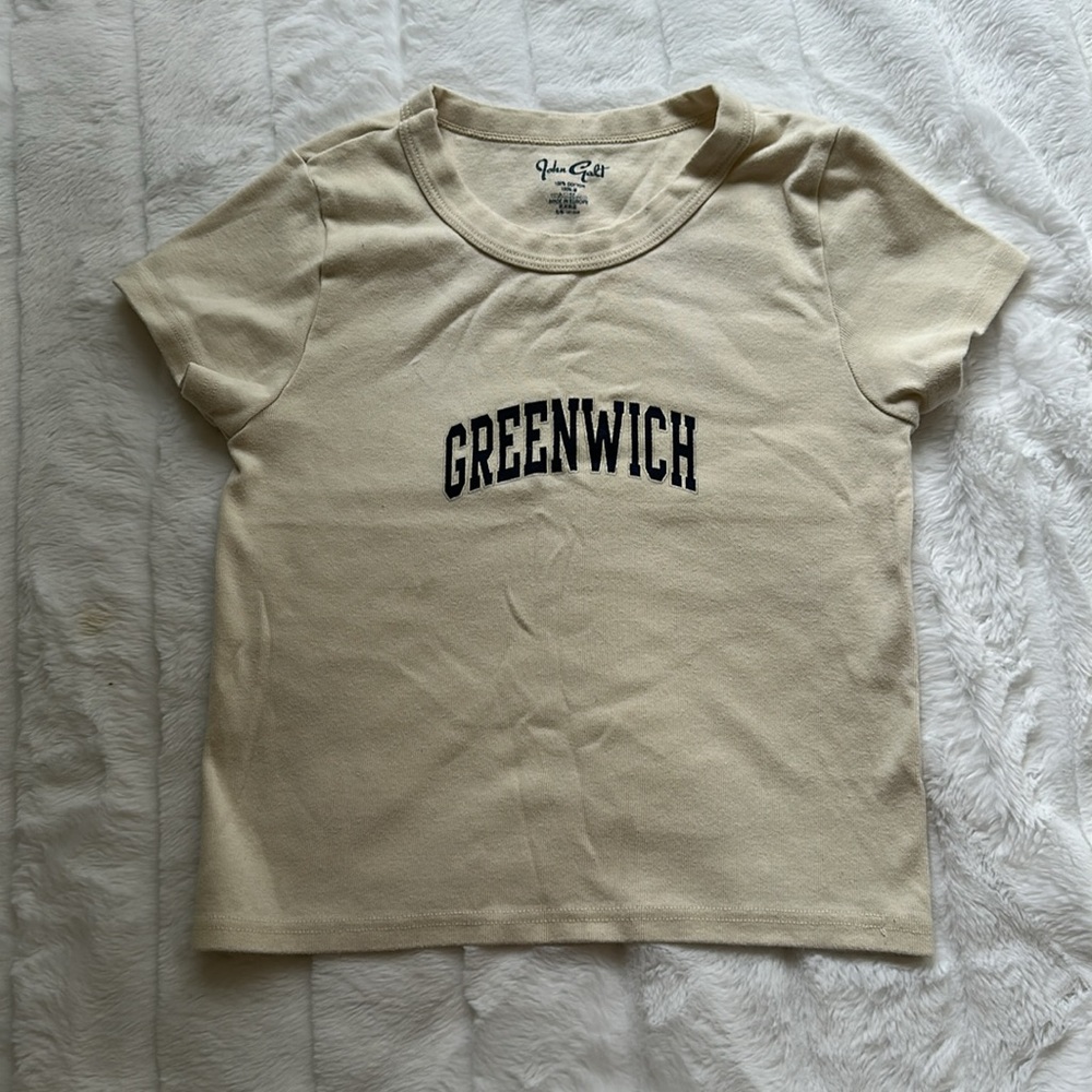 BRANDY MELVILLE JOHN GALT ‘GREENWICH ASHLYN BABY TEE’ - Picture 4 of 5